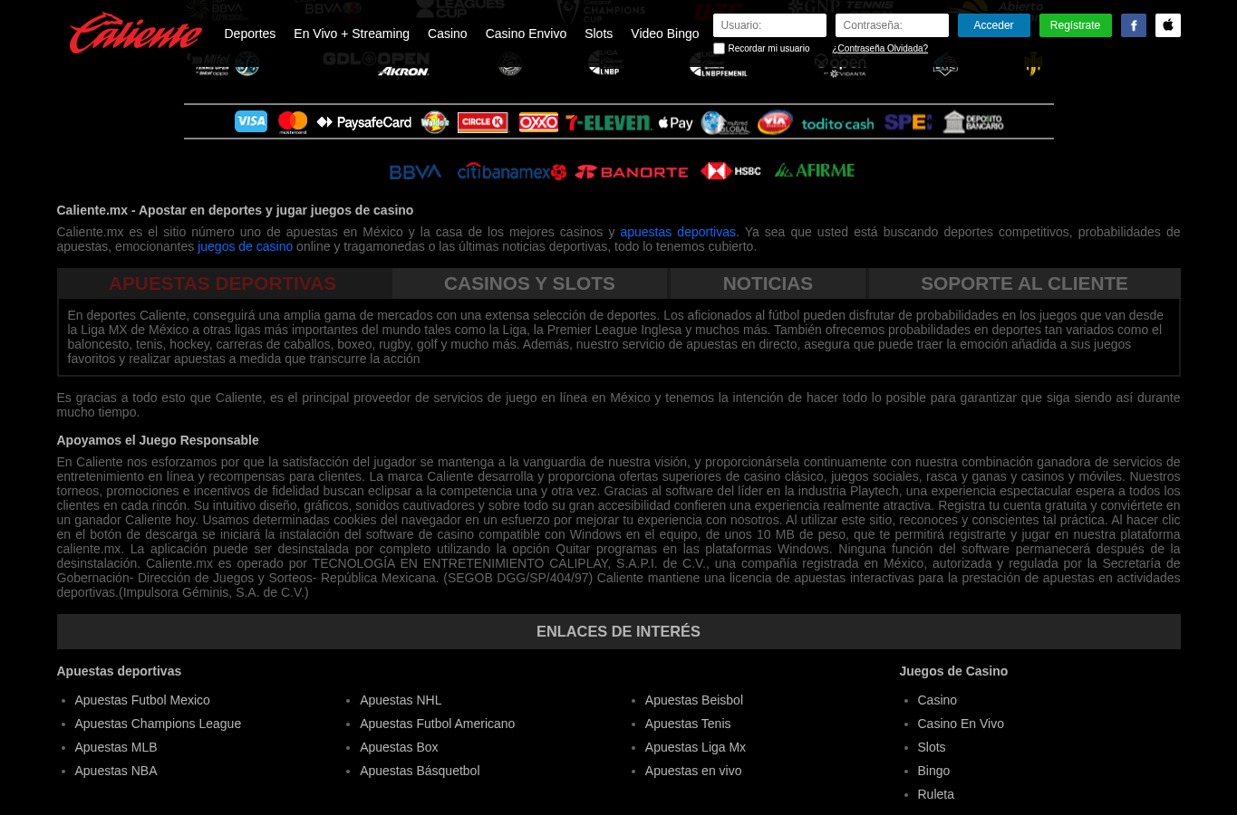 Captura de la oferta mexicana en el dominio revisado